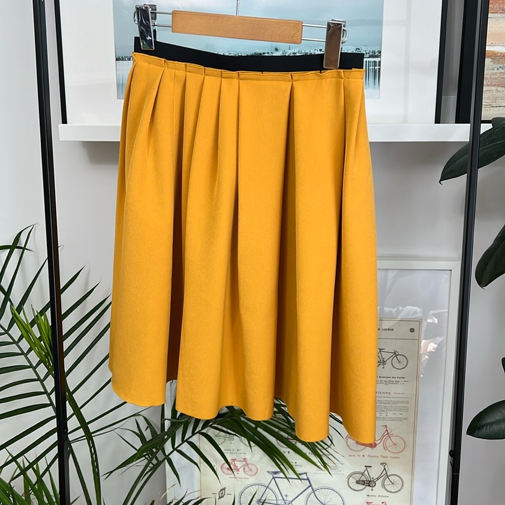 Rich burnt yellow Lanvin skirt